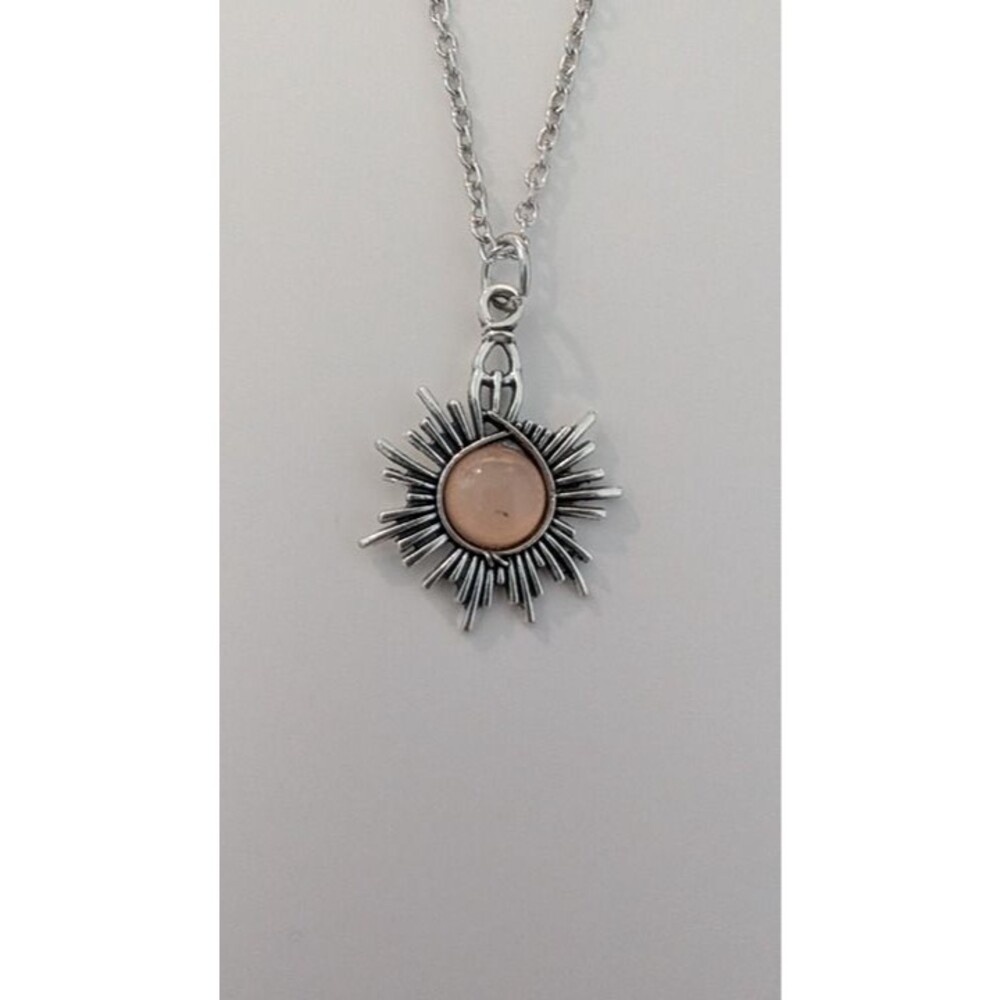 Sun Pendant Adjustable Necklace – Radiant Boho Adjustable Sun Necklace - Picture 2 of 2